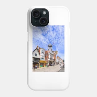 Guildford High Street in Summer Phone Case