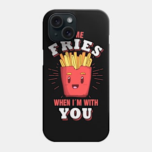 French fries pair love Phone Case