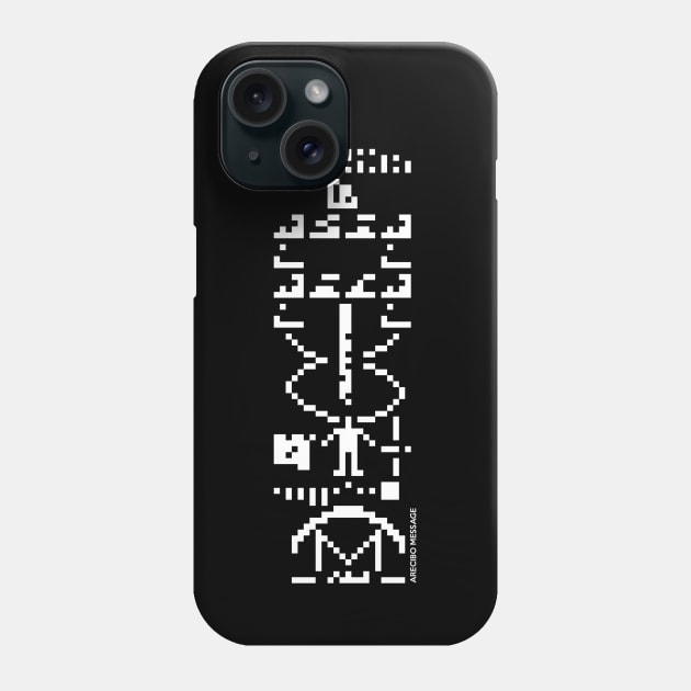 The Arecibo Message Phone Case by kipstewart