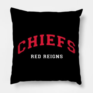 Kansas City Chiefs Red Reigns Pillow