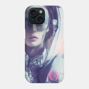 Female Cyberpunk Model Phone Case