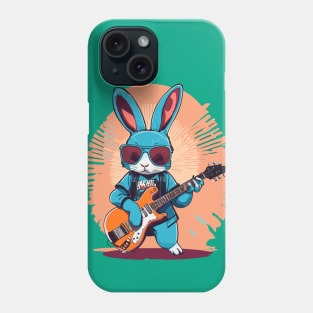 Rabbit Play Guitar Phone Case