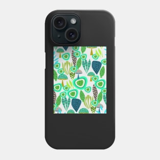 Fresh abstract greenery Phone Case