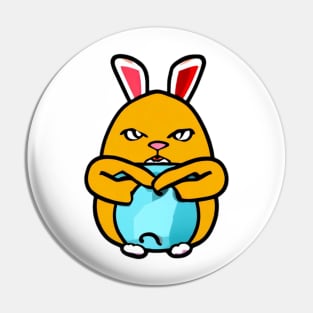 Mad Easter Bunny Pin