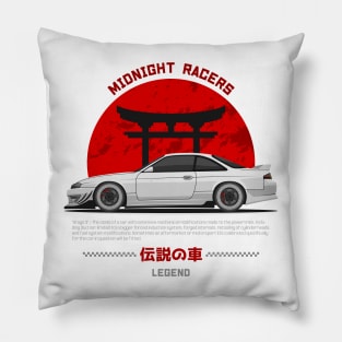 Tuner White Kouki S14 JDM Pillow