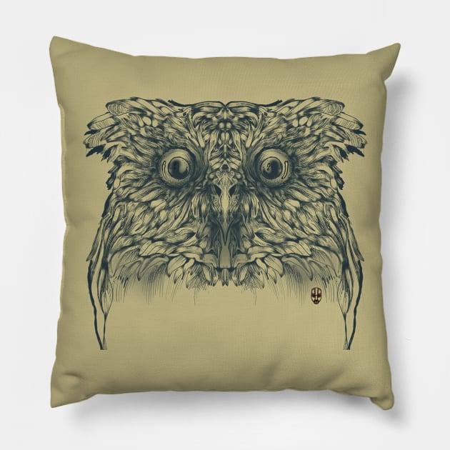 Owl Pillow by fakeface