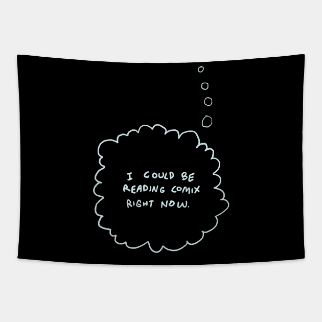 Thought bubble Tapestry by neilkohney