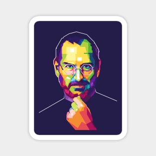 Steve Jobs Art Magnet