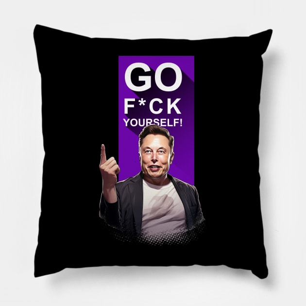 Musky Messge Pillow by TreemanMorse