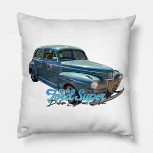 1941 Ford Super Deluxe 2 Door Sedan Pillow