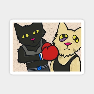 Cat Fight Magnet