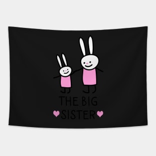 Big sister bunnies Tapestry