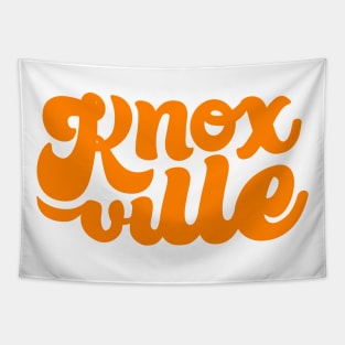 Knoxville Script - Orange Tapestry