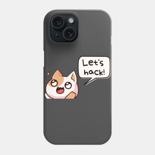 Let's hack (ethically, of course) :) | Hacker design Phone Case