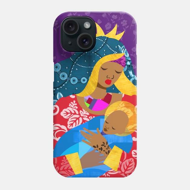 Virgin Mary and Child Phone Case by tabithabianca