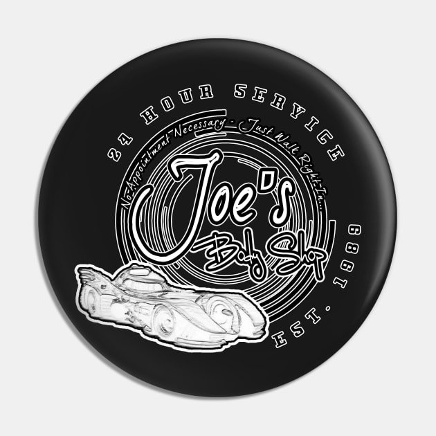 Joe's Body Shop Pin by Draven