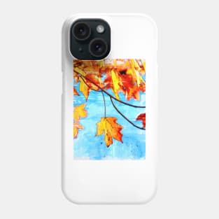 Typical Orange Autumn Leaves Phone Case