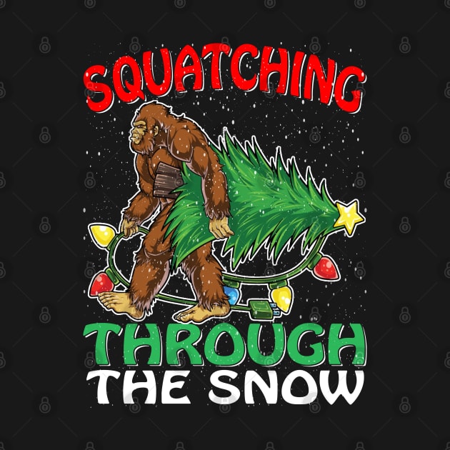 Sasquatch Christmas Squatching Bigfoot Xmas Tree Light by intelus