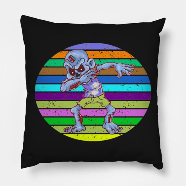 Zombie dubbing-dance - Gifts Pillow by kedesign1