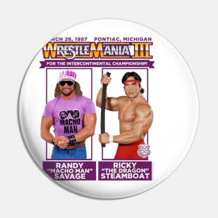 Macho Man Vs Steamboat Pin