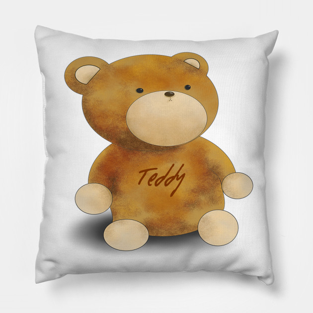 teddy bear cuddle cushion