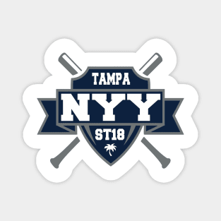 Tampa, Florida Spring Baseball Magnet