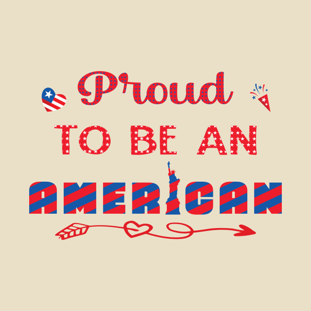 Proud to be an American by donamiart