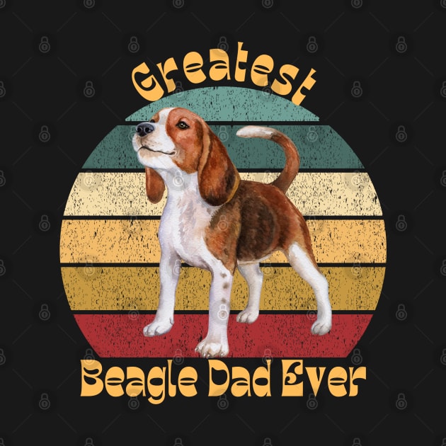 Greatest Beagle Dad by TrapperWeasel