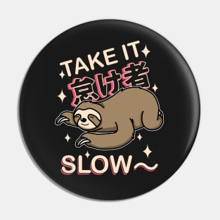 Take It Slow Pin