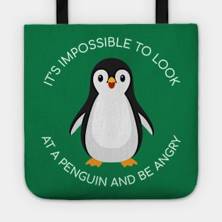 it's impossible to look at a penguin and be angry Tote