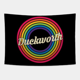 Duckworth - Retro Rainbow Style Tapestry