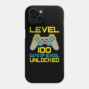 Level 100 completed 100 days of school unlocked Phone Case