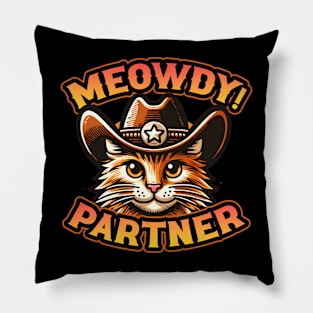 Meowdy! Partner Pillow