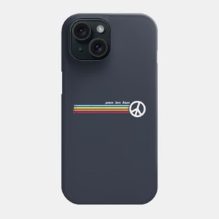 Peace Love Bison Phone Case