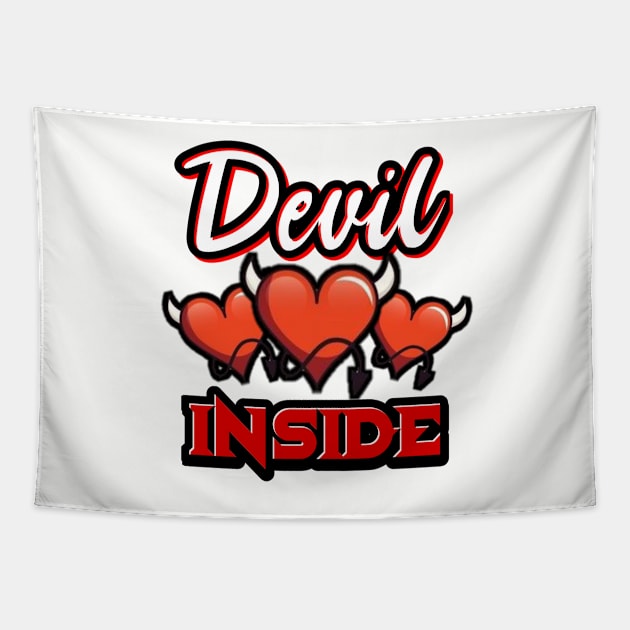 Devil Inside Tapestry by VM04