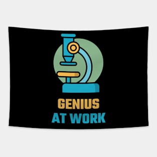 Genius at Work Tapestry