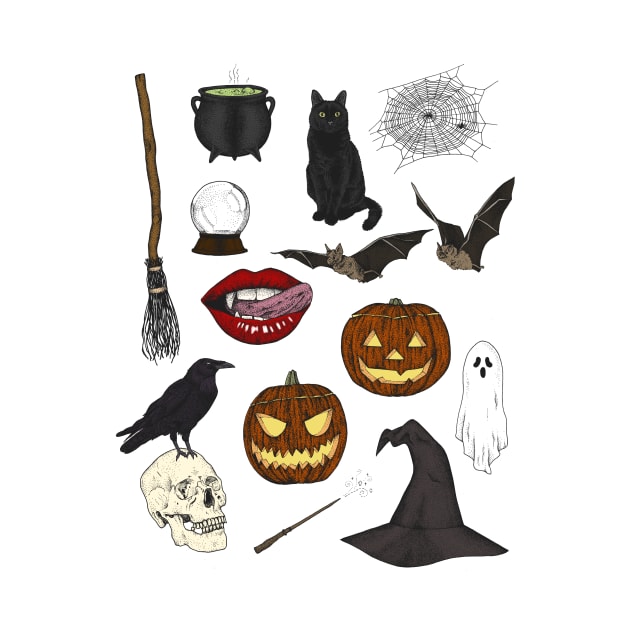 This Is Halloween by Elizabeth Weglein Art