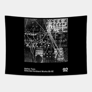 Selected Ambient Works || Vintage Black & White 90s Tapestry