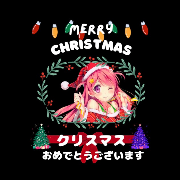 Merry Christmas kawaii by Tee Trendz