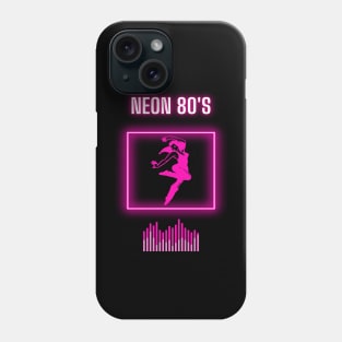 neon 80s dance class Phone Case