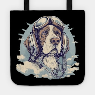 Aviator dog Tote