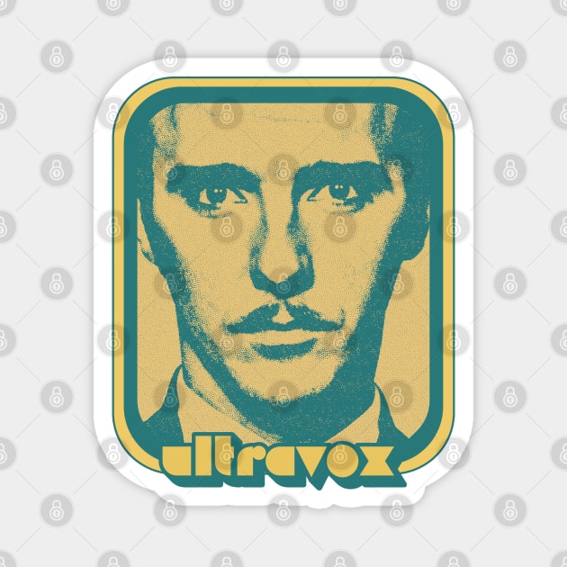 Ultravox - Aesthetic 80s Styled Retro Tribute Design Magnet by DankFutura