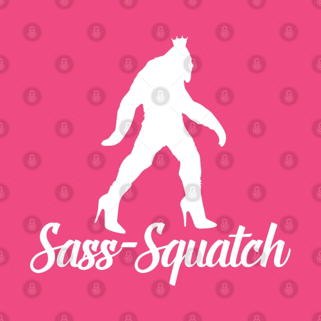 Sass Squatch white by AngryMongoAff