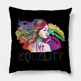 Unity, Equality, Vote: Women's Strength Pillow