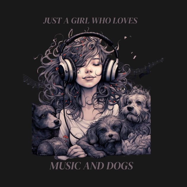 Just a girl who loves music and dogs by Positive Designer