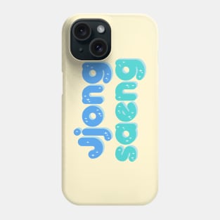 Enhypen Jay Par jongseong jjongsaeng typography by Morcaworks Phone Case