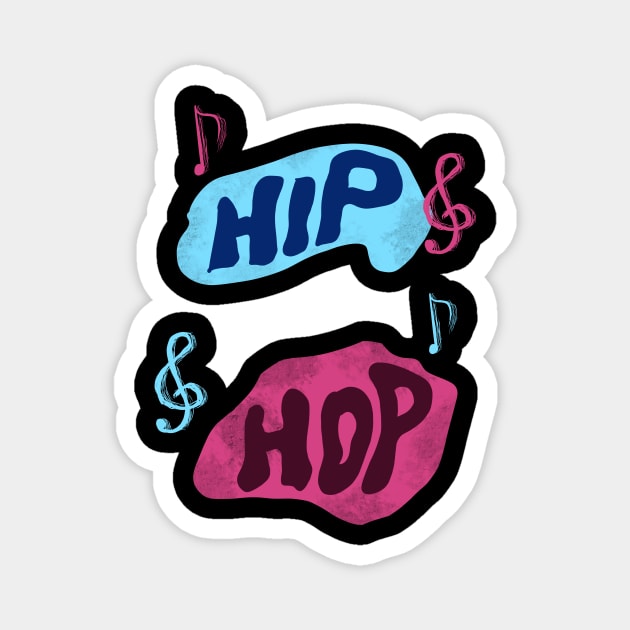 Hip-Hop T-Shirt for Music lovers Magnet by Beatraveller