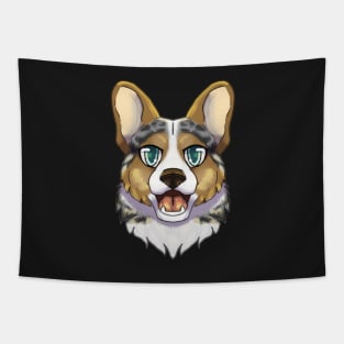 Blue Merle Corgi Tapestry