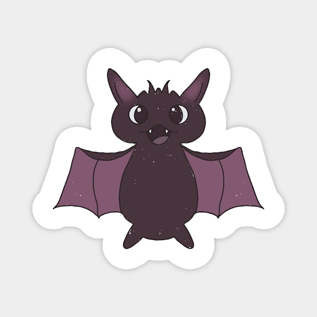 Batty the adorable bat Magnet by Colzo Art