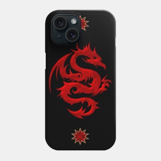 Awesome red chinese dragon Phone Case